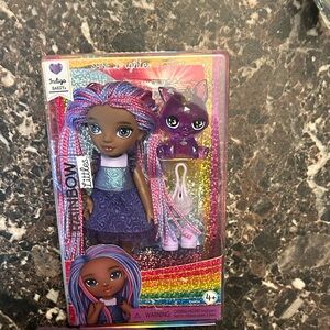 Rainbow Indigo Bailey Doll with Purple and Pink Hair